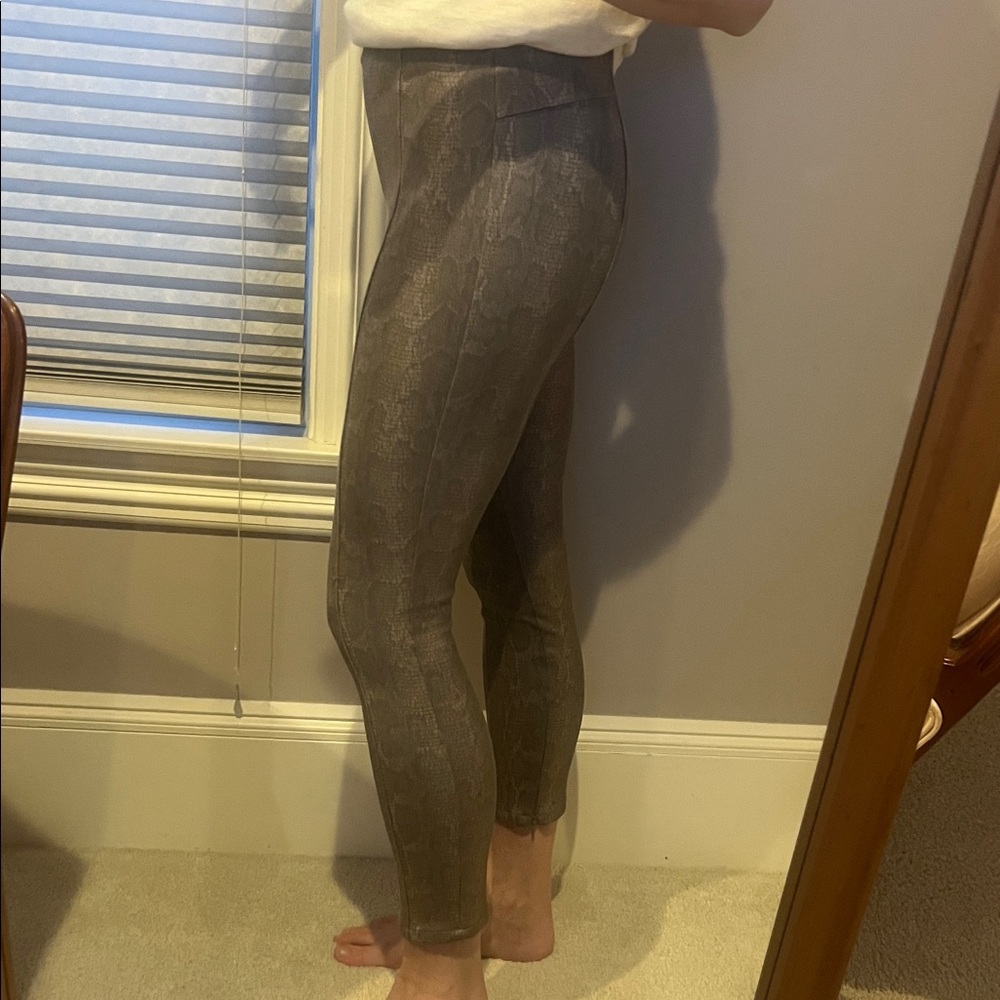Anthropologie Grey and Tan Snakeskin Pants - Picture 10 of 10